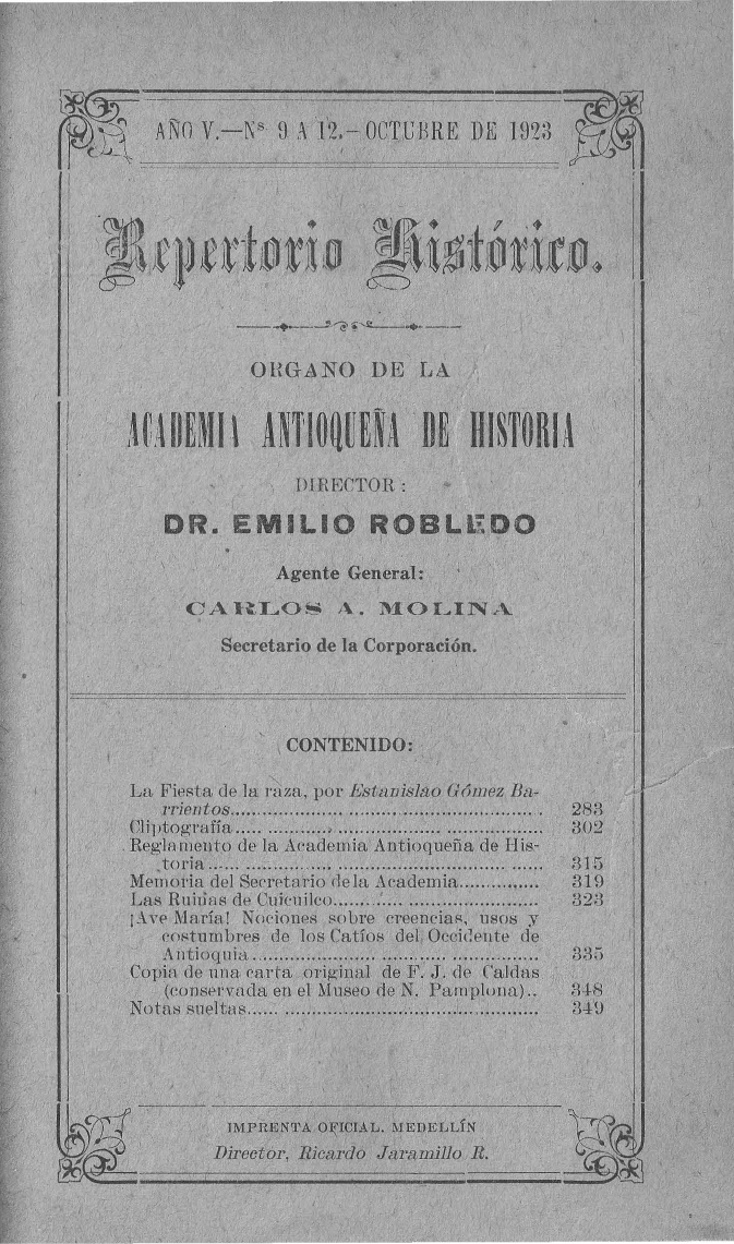 					Ver Vol. 5 Núm. 9-12 (1923): Octubre 1923
				