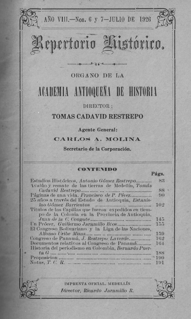 					Ver Vol. 8 Núm. 6-7 (1926): Julio de 1926
				