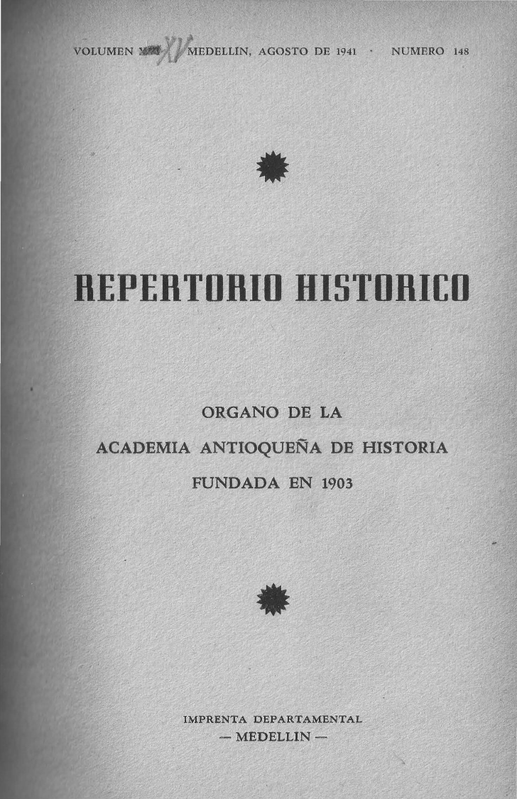 					Ver Vol. 15 Núm. 148 (1941): Agosto de 1941
				